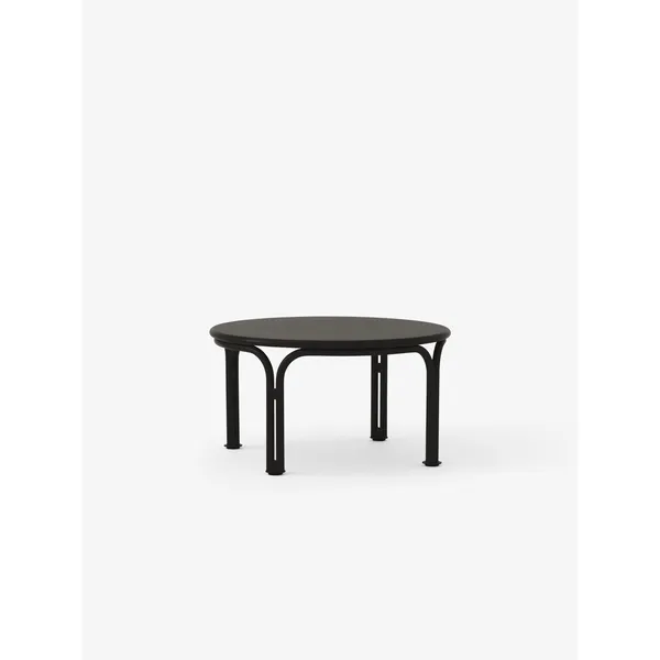 Table Basse D'extérieur Thorvald SC108 Ø70 Noir Chaud