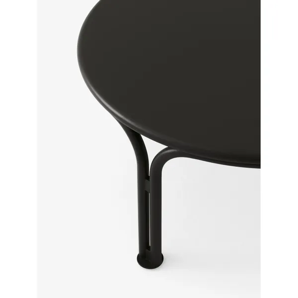 Table Basse D'extérieur Thorvald SC108 Ø70 Noir Chaud