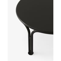 Table Basse D'extérieur Thorvald SC108 Ø70 Noir Chaud