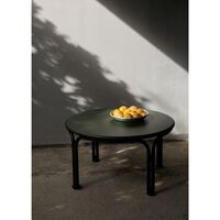 Table Basse D'extérieur Thorvald SC108 Ø70 Noir Chaud