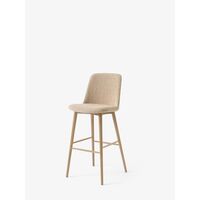 Rely HW135 Bar Stool High Back Lacquered Oak/Karakorum 003 Duna