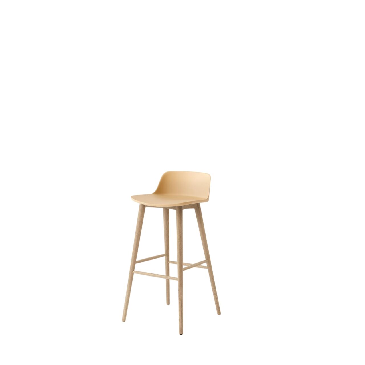 Rely HW123 Barkrakk Lavrygg Lakkert Eik/ Beige Sand