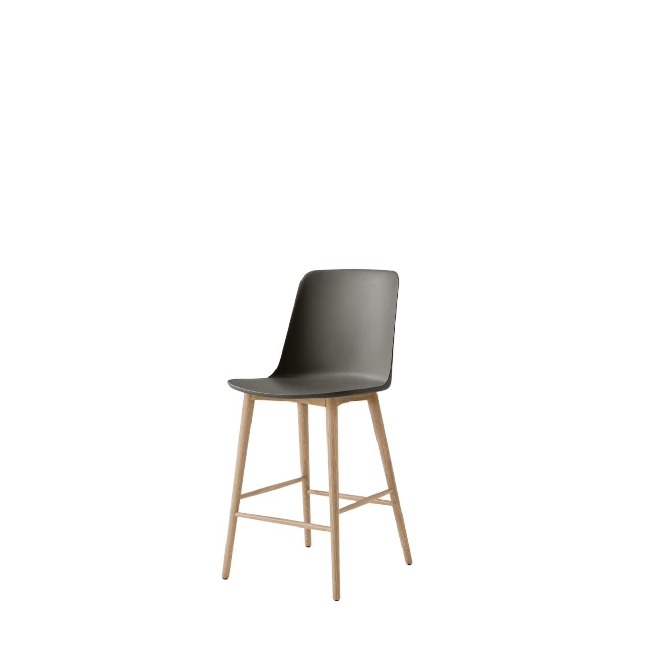 Rely HW128 Barstol Hj Ryg Lakeret Eg/Stone Grey