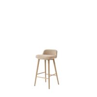 Rely HW121 Bar Stool Low Back Lacquered Oak/Karakorum 003 Duna
