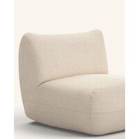 Arnau Fauteuil Beige Bouclé