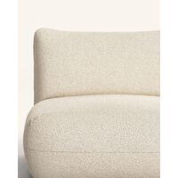 Arnau Fauteuil Beige Bouclé