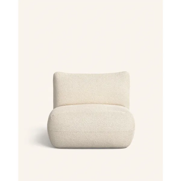 Arnau Fauteuil Beige Bouclé