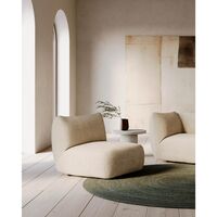 Arnau Fauteuil Beige Bouclé