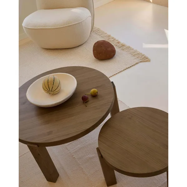 Myre Coffee Table 35x80 cm Natural Pine