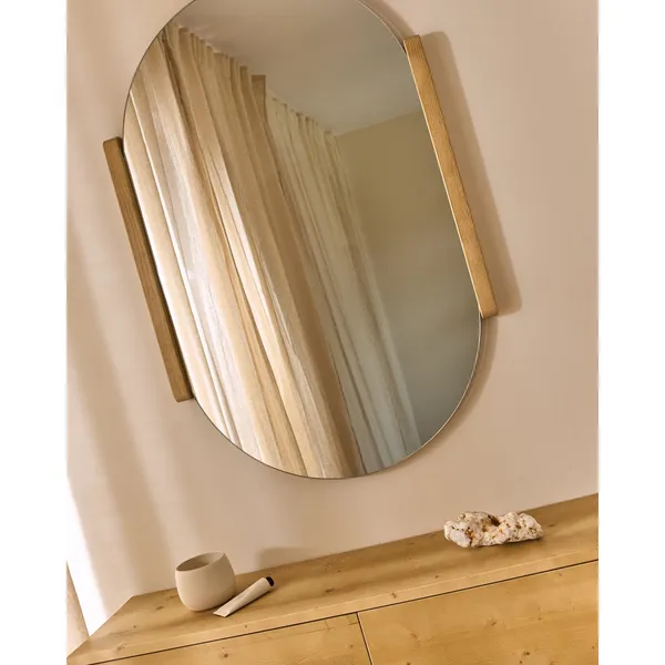 Dena Mirror H90 Natural Pine