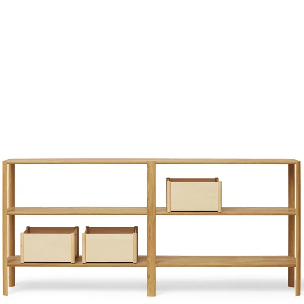 Blattregal 2x3 Eiche