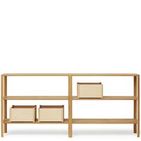 Blattregal 2x3 Eiche