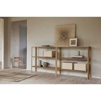 Blattregal 2x3 Eiche