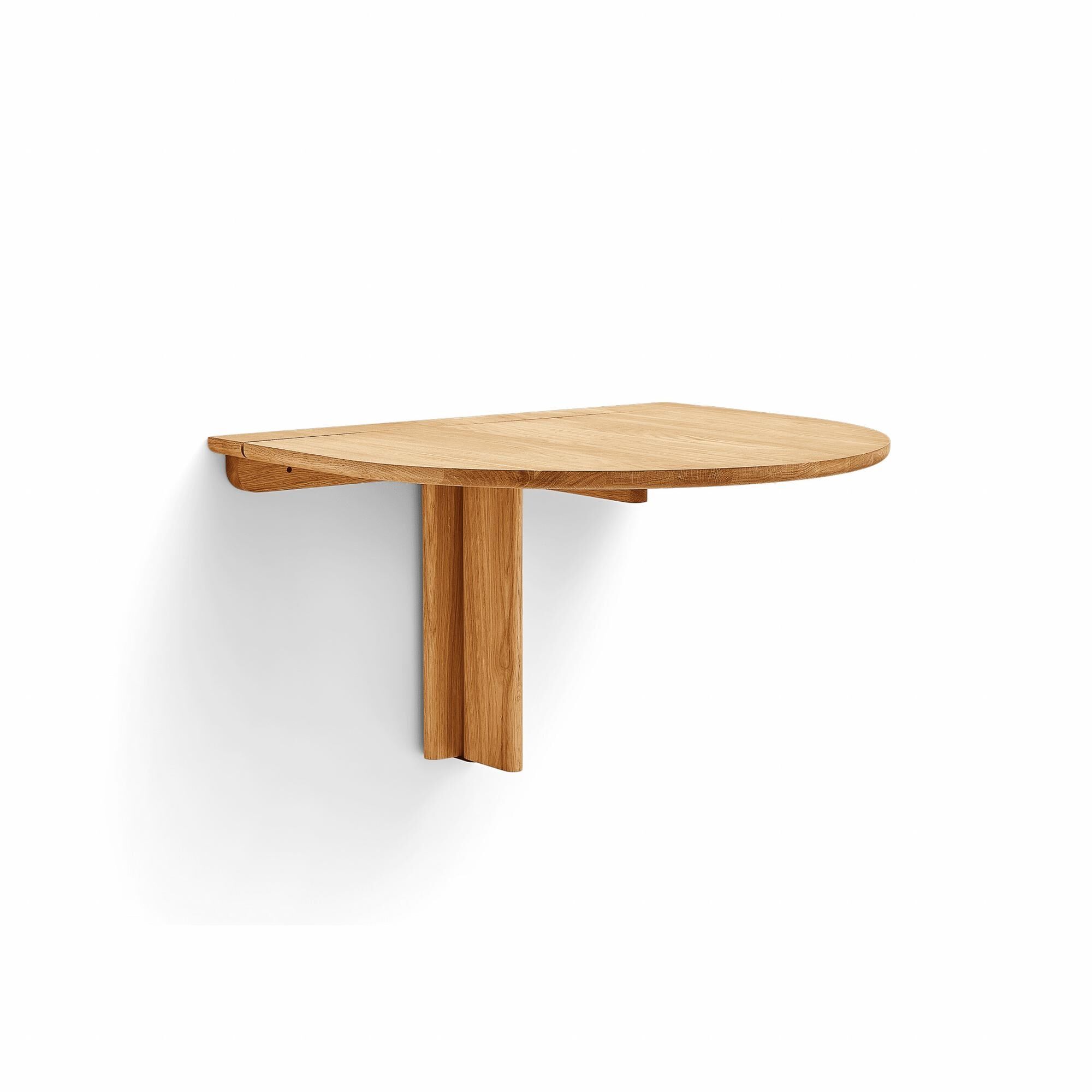 Table Pliante Murale Trefoil en Chêne