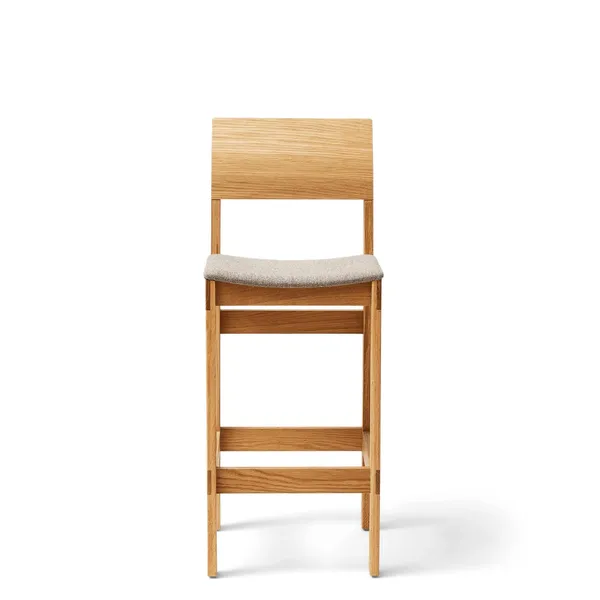 Sonder Bar Stool H65 Oak/Hallingdal 65