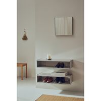 Taper Console/Scarpiera 18x75 cm Acciaio