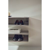 Taper Console/Scarpiera 18x75 cm Acciaio