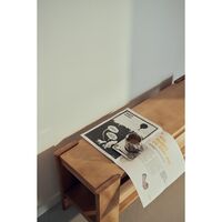 Beam Bench Deep Brown Pine