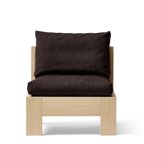 Poltrona Icon Pino/Marrone Scuro