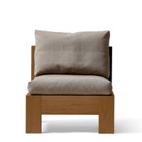 Icon Armchair Deep Brown Pine/ Beige