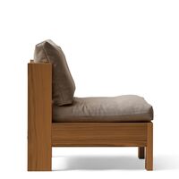 Icon Armchair Deep Brown Pine/ Beige