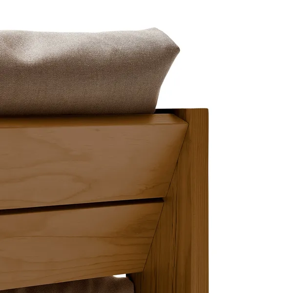 Icon Armchair Deep Brown Pine/ Beige