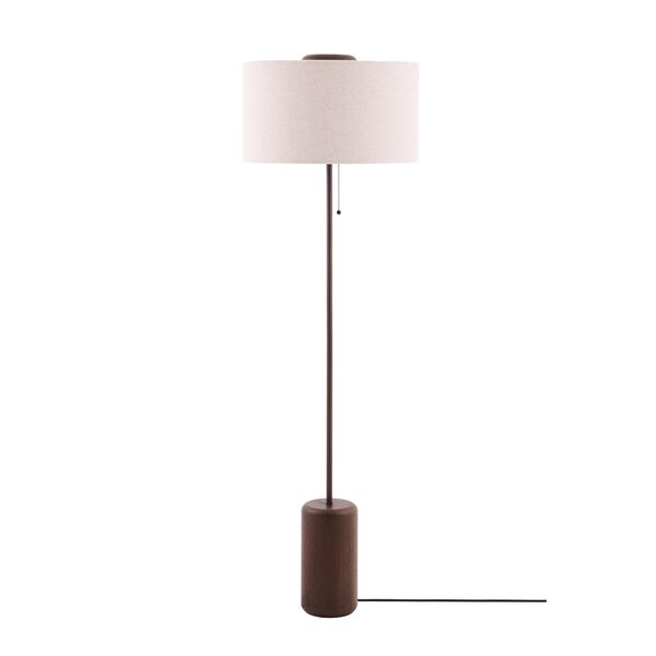 Bosco Floor Lamp Red Stained Oak
