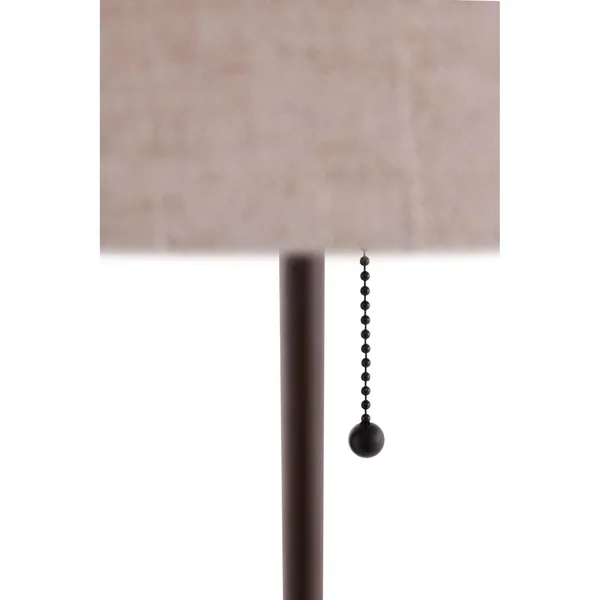 Bosco Floor Lamp Red Stained Oak