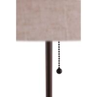 Bosco Floor Lamp Red Stained Oak