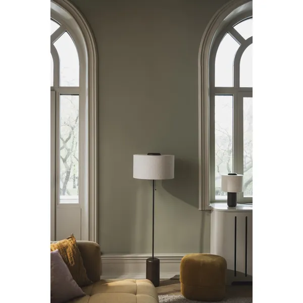 Bosco Floor Lamp Red Stained Oak