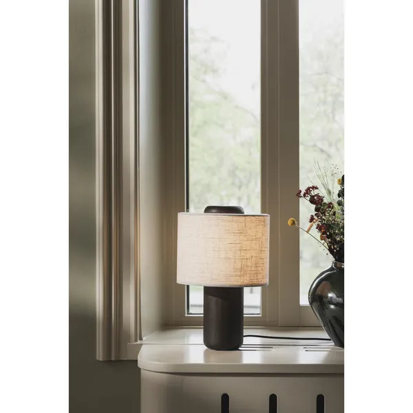 Bosco 25 Table Lamp Red Stained Oak