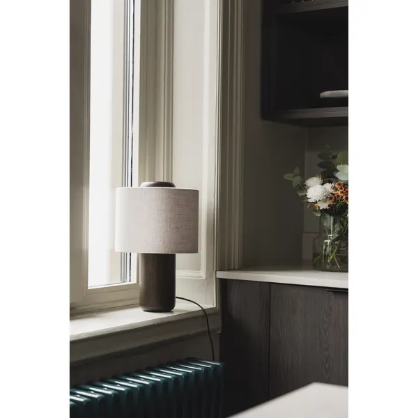 Bosco 25 Table Lamp Red Stained Oak