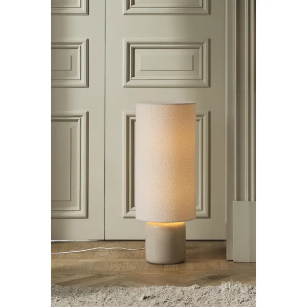Florian 30 Floor Lamp White/ Beige
