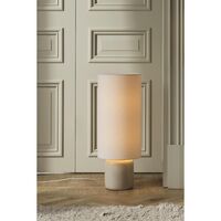 Florian 30 Floor Lamp White/ Beige