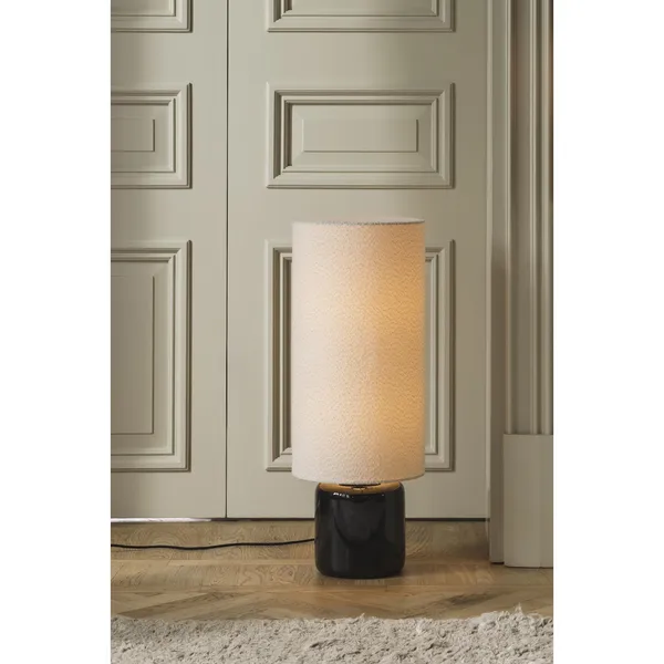 Florian 30 Floor Lamp White/ Black