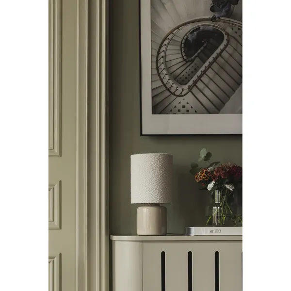 Florian 20 Table Lamp White/ Beige