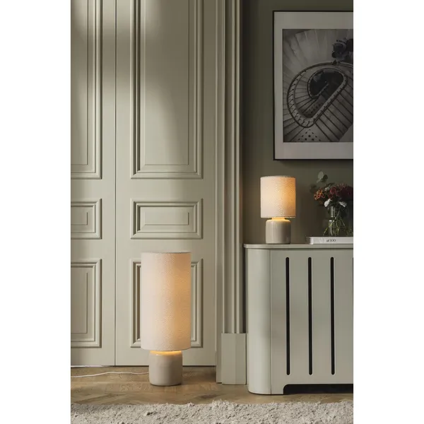 Florian 20 Table Lamp White/ Beige