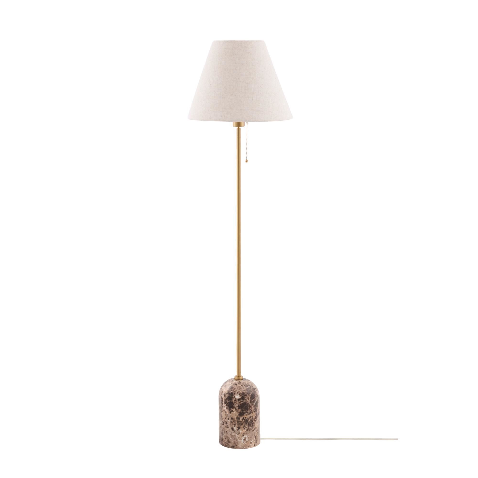 Gino Golvlampa Brun