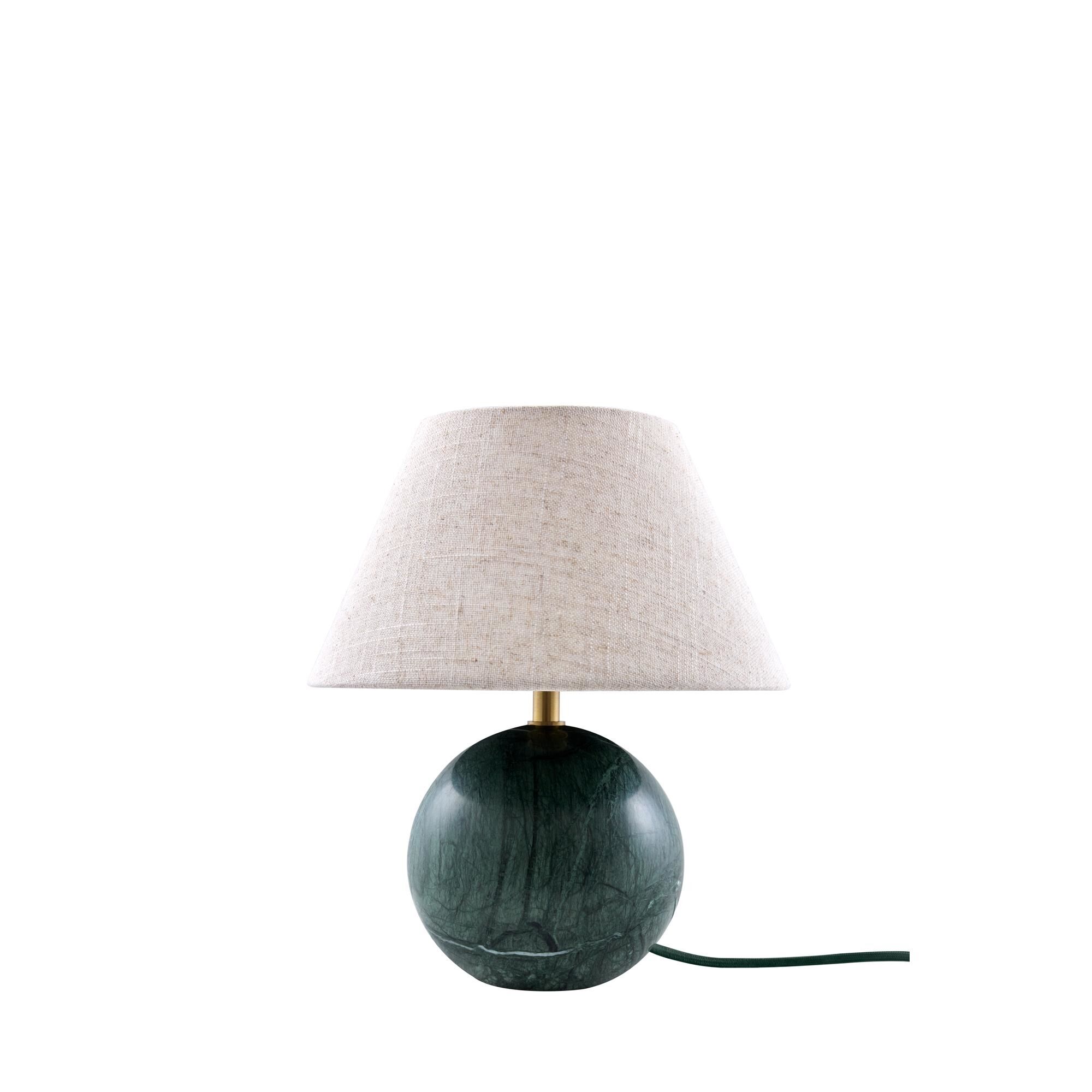 Castello 24 Bordslampa M&ouml;rkgr&ouml;n/ Beige