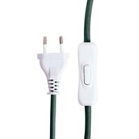 Castello 24 Table Lamp Dark Green/ Beige