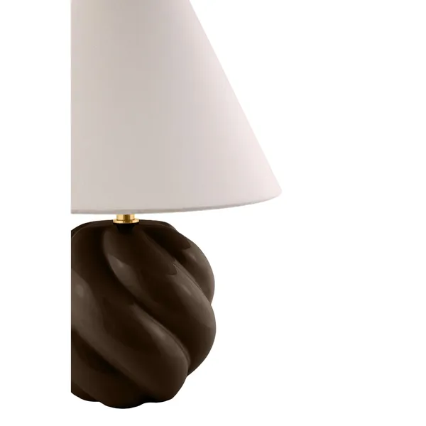 Dahlia 24 Table Lamp Mocha