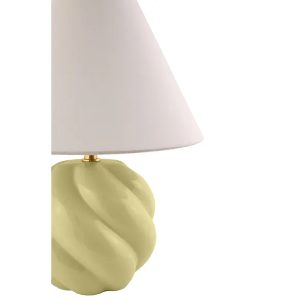Dahlia 24 Table Lamp Butter Yellow