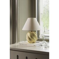 Dahlia 24 Table Lamp Butter Yellow