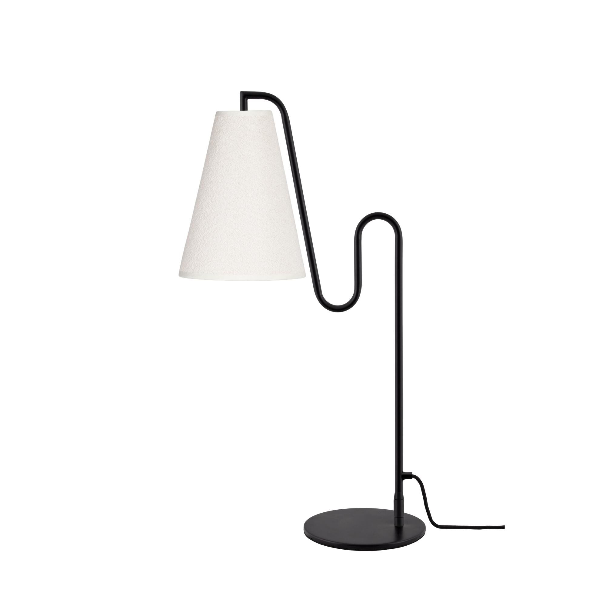 Lou Bordslampa Vit/ Svart