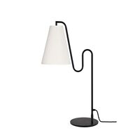 Lou Table Lamp White/ Black