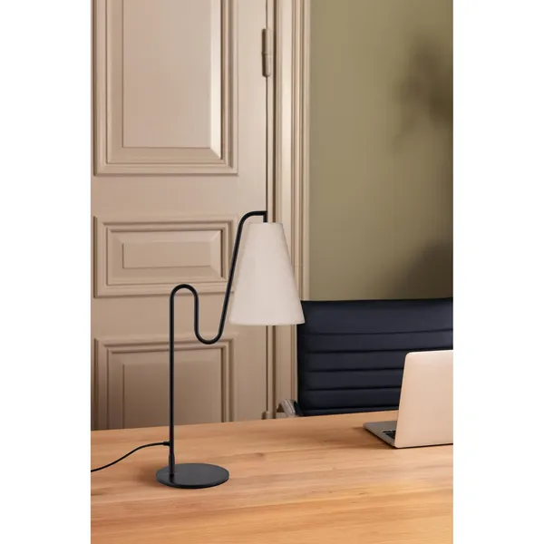 Lou Table Lamp White/ Black