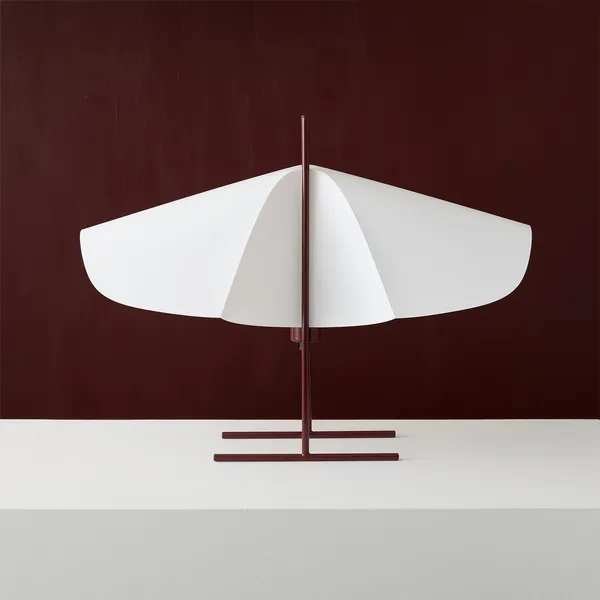 Cho Table Lamp White/ Terracotta