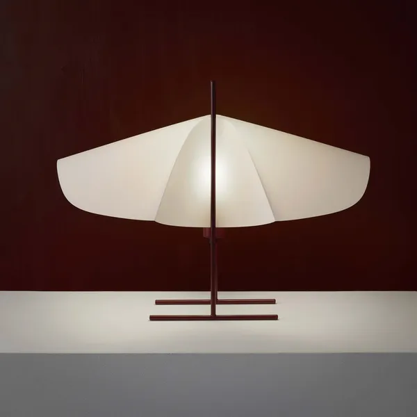 Cho Table Lamp White/ Terracotta