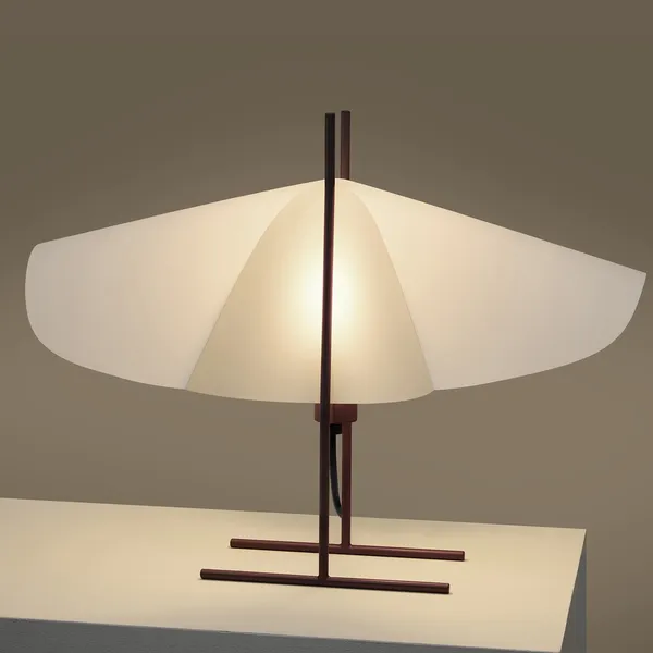 Cho Table Lamp White/ Terracotta