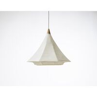 Fuji Pendant White/Oak | AndLight